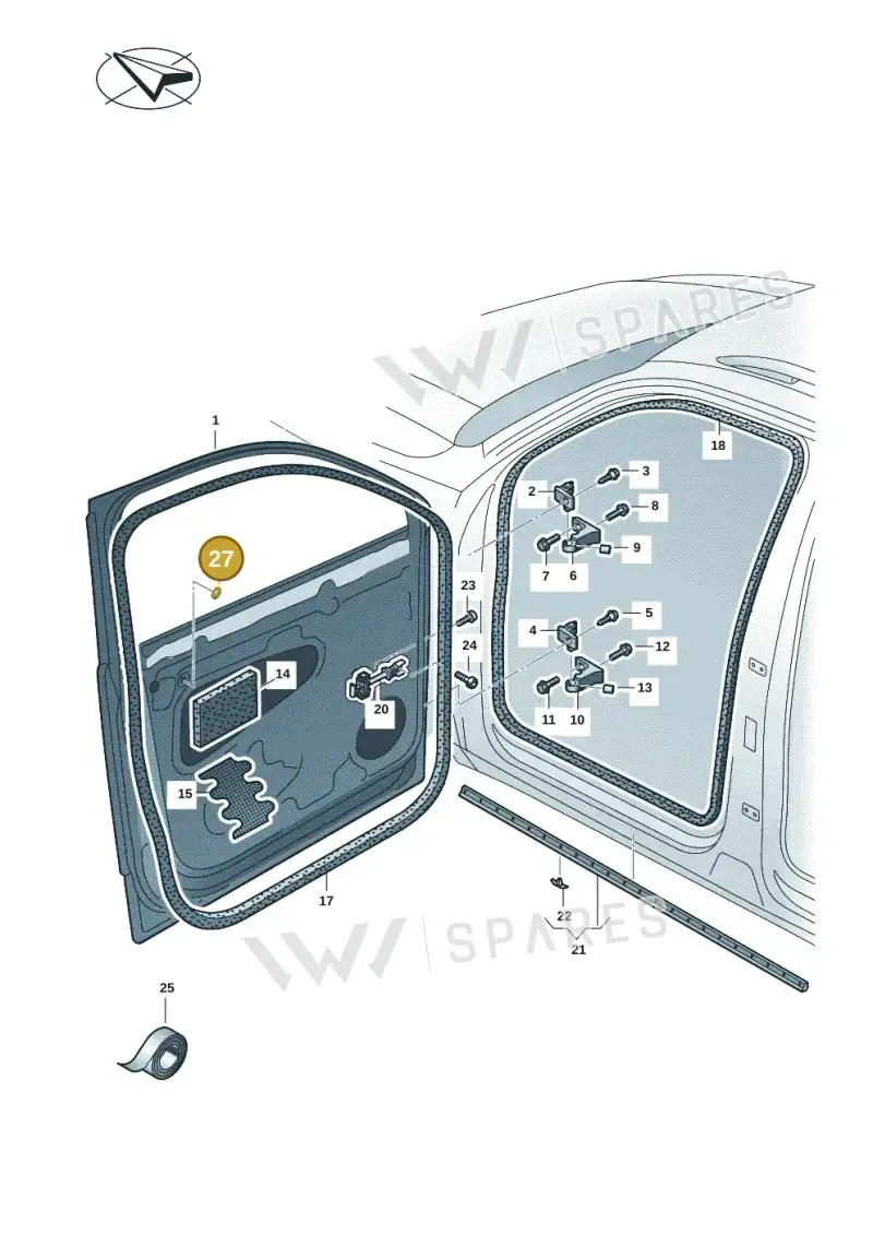 WHT010069 — Volkswagen Tiguan 2.0 (2023-) diagram 57x831000, position 27