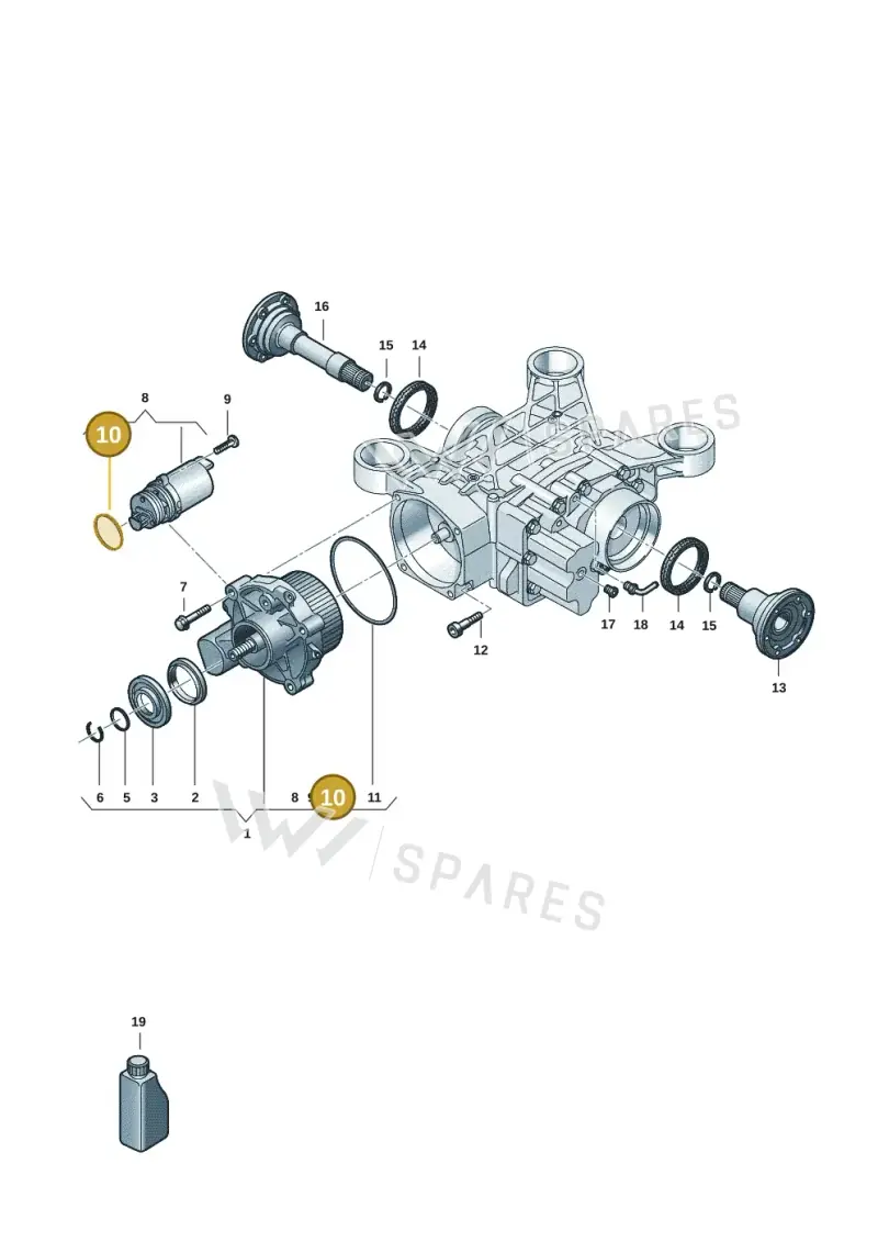 WHT010080 — Volkswagen Passat estate (2023-) diagram 3j0525100, position 10