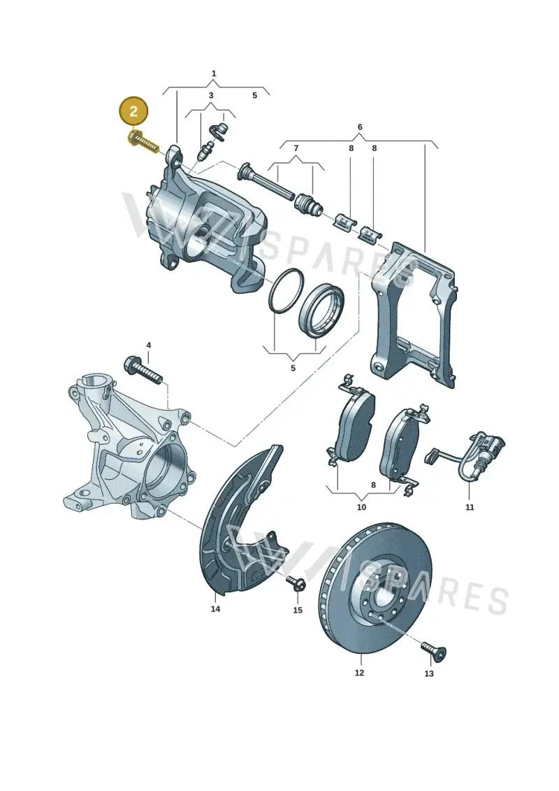 WHT010141 — Volkswagen ID.3 (2019-2025) diagram 10a615011, position 2