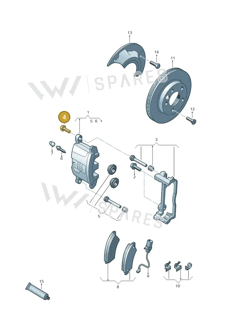 WHT010143 — Volkswagen Multivan (2021-) diagram 7t0615125, position 4