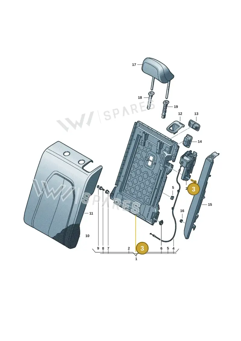 WHT010155 — Audi A5 Avant (2024-2025) diagram 8wk885200, position 3