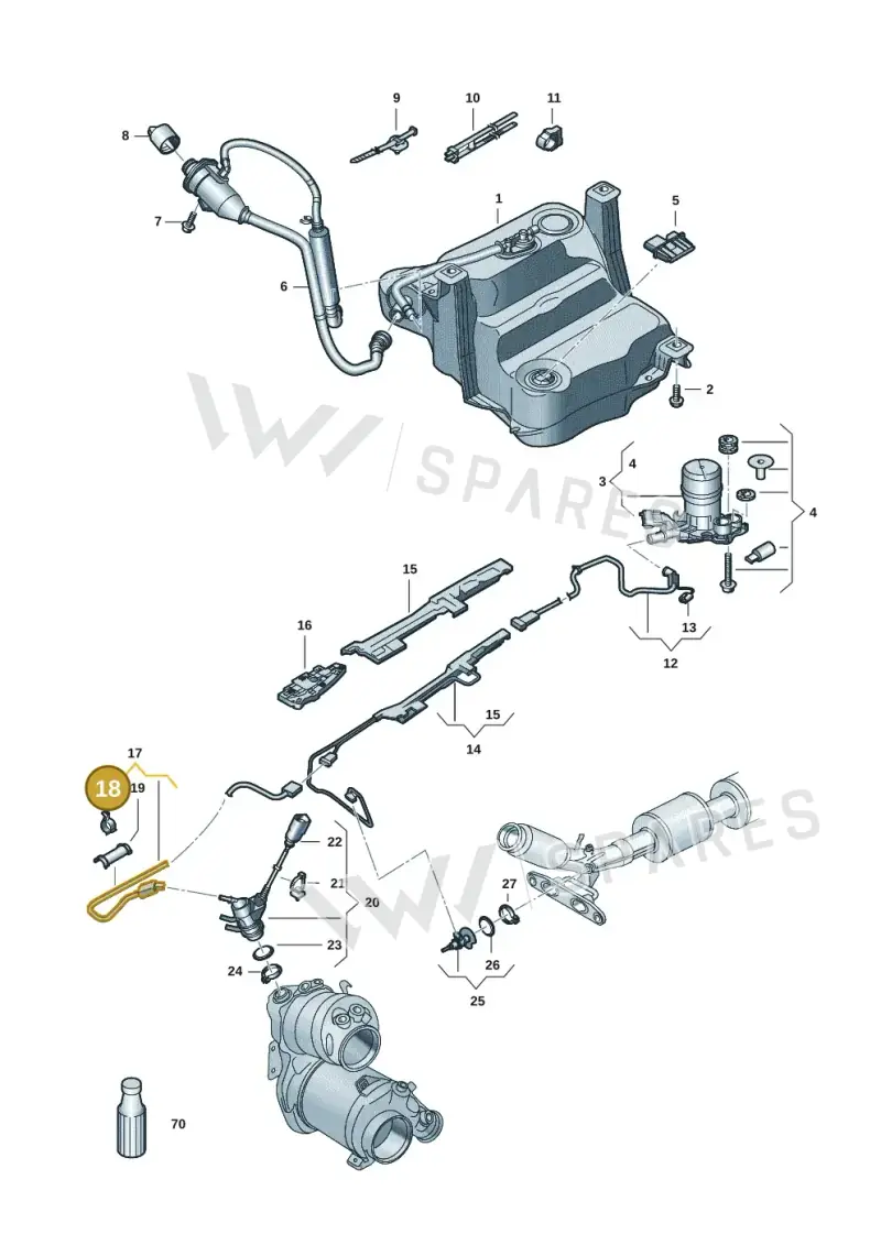 WHT010282 — Volkswagen Passat estate (2023-) diagram 793253058, position 18