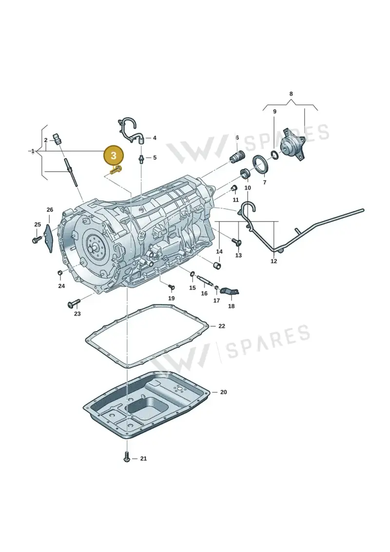 WHT010352 — Volkswagen Amarok twin cab (2022-) diagram 2hb301300, position 3