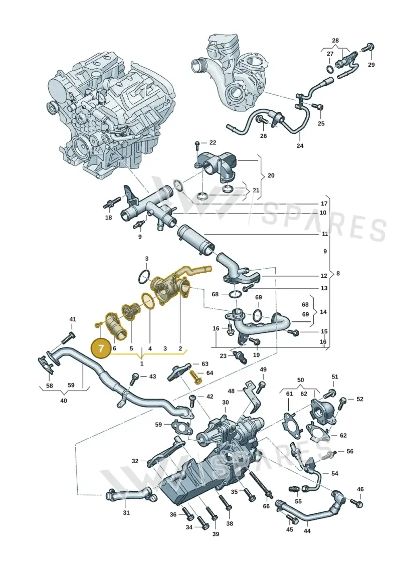 WHT010362 — Volkswagen Amarok twin cab (2022-) diagram 2hb121090, position 7