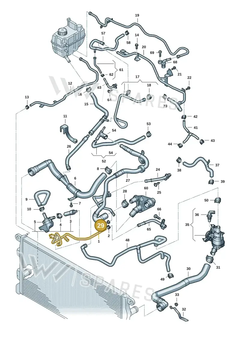 WHT010640 — Volkswagen Amarok twin cab (2022-) diagram 2hb122000, position 29