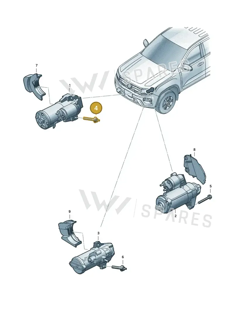 WHT010662 — Volkswagen Amarok (2022-2025) diagram 2hb911000, position 4