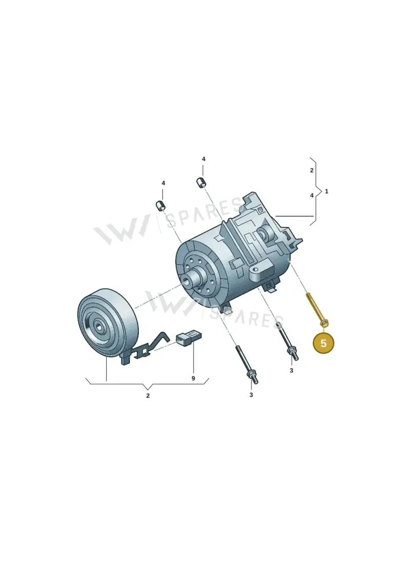 WHT010782 — Volkswagen Amarok twin cab (2022-) diagram 2hb260000, position 5