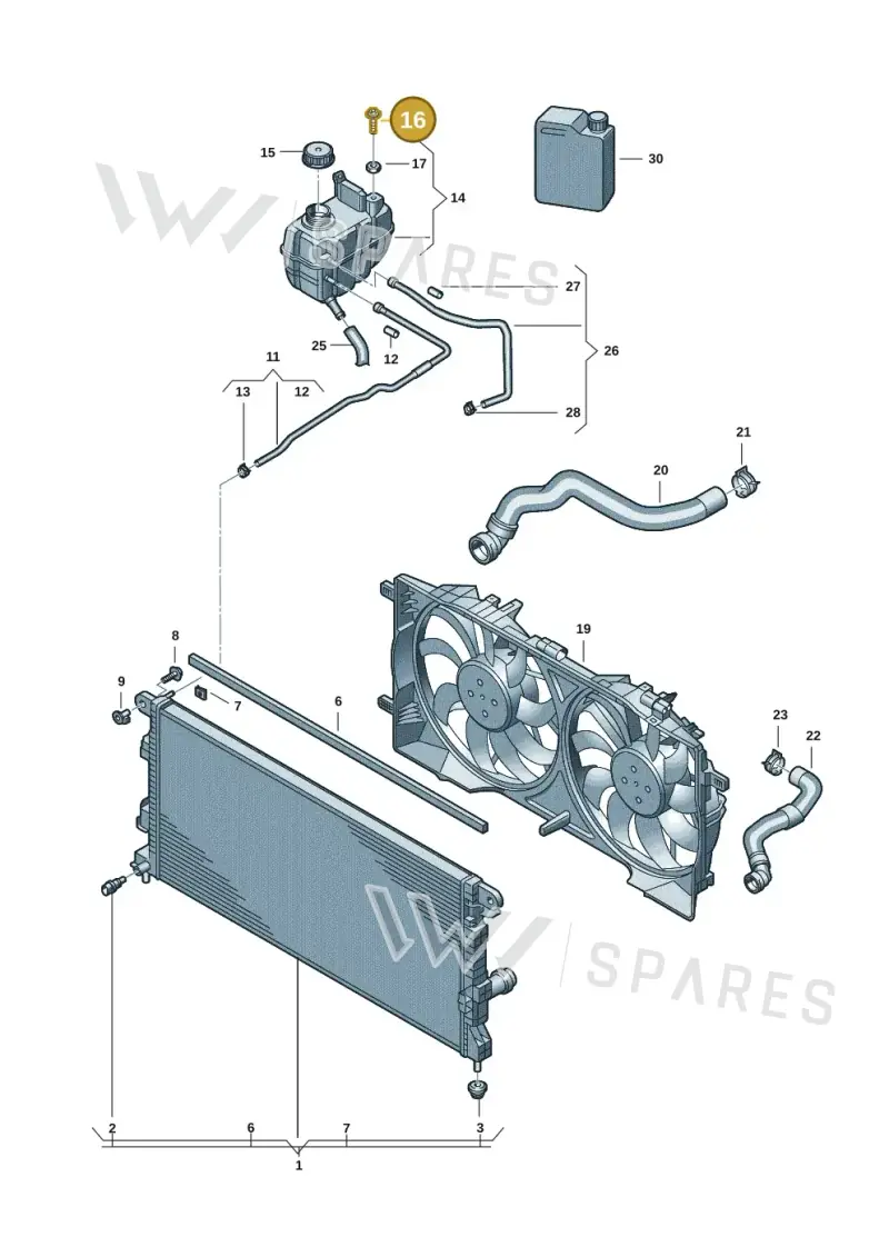 WHT010837 — Volkswagen Amarok twin cab (2022-) diagram 2hb121420, position 16