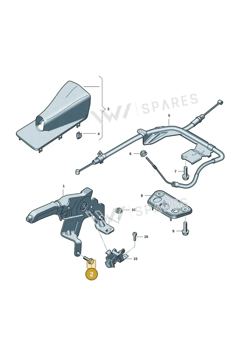 WHT010946 — Volkswagen Amarok twin cab (2022-) diagram 2hb711000, position 2