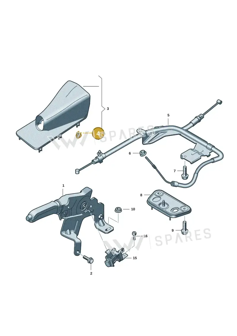WHT010998 — Volkswagen Amarok twin cab (2022-) diagram 2hb711000, position 4