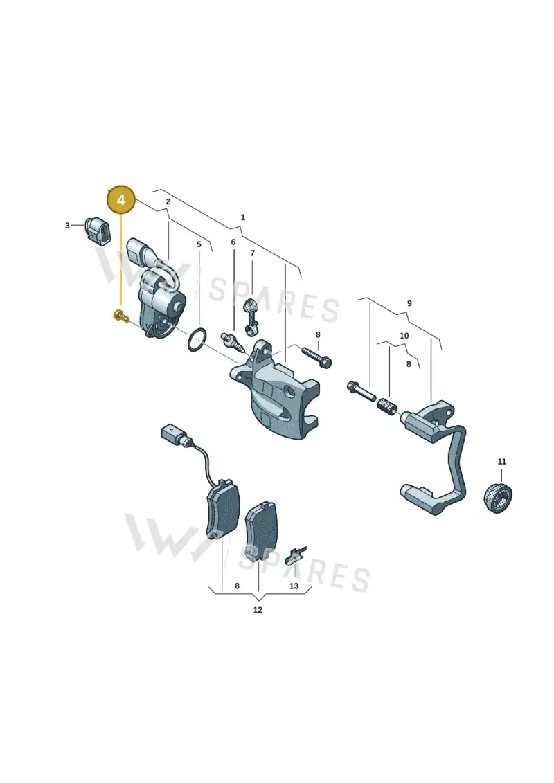 WHT011110 — Volkswagen Passat estate (2023-) diagram 57l615605, position 4