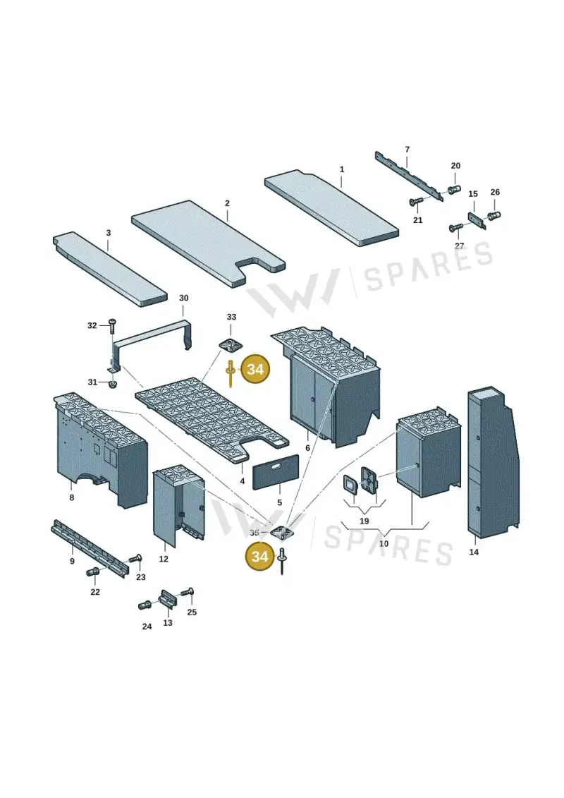 WHT011197 — Volkswagen MAN TGE 55 (2016-2021) diagram 806067002, position 34