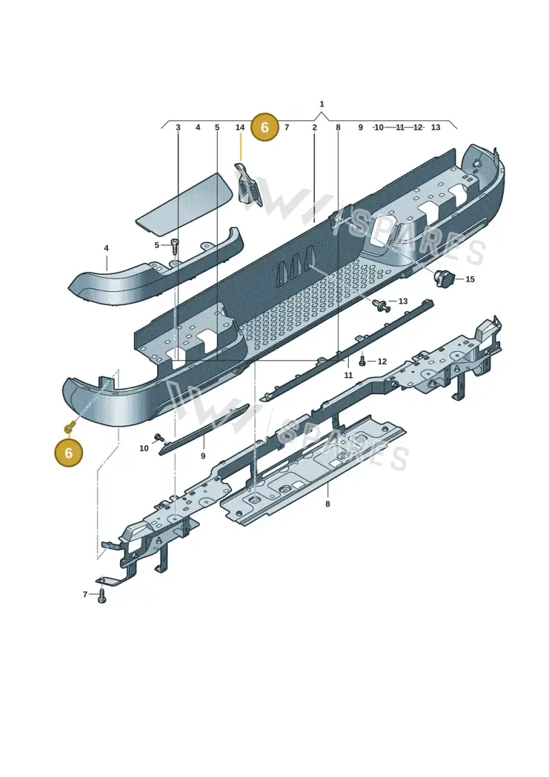 WHT011242 — Volkswagen Amarok twin cab (2022-) diagram 2hb807060, position 6