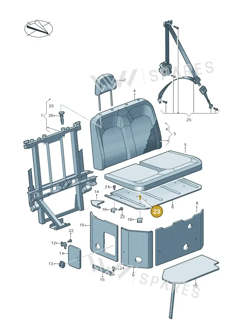 WHT011601 — Volkswagen Crafter (2016-2025) diagram 806067030, position 23